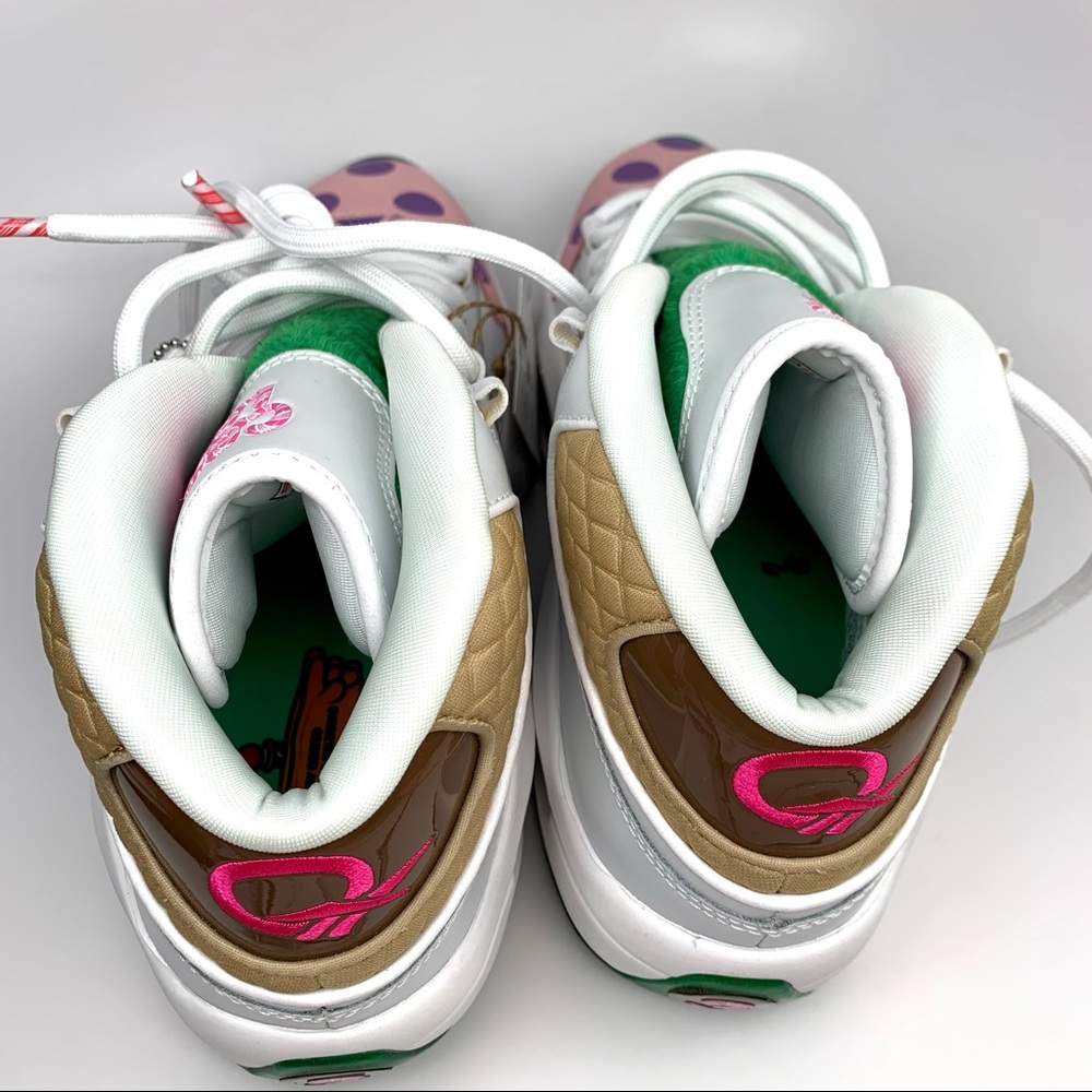 NWT REEBOK MEN'S CANDY LAND QUESTION MID BASKETBALL SHOES SIZE 9 - Picture 15 of 15